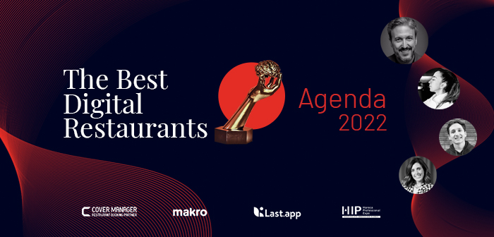 Agenda de los premios The Best Digital Restaurants 2022