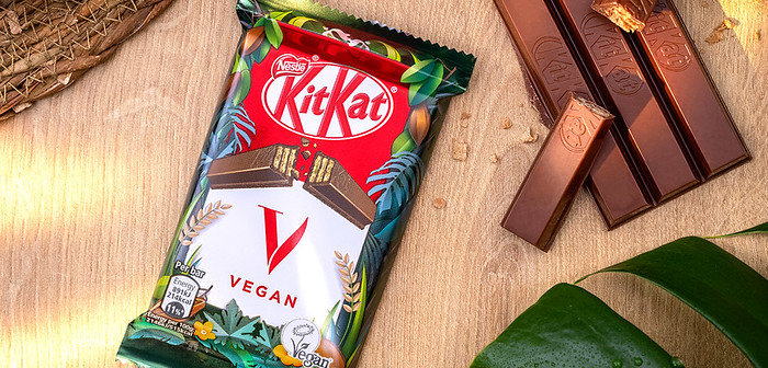 Nestlé lanza el Kit Kat V, una chocolatina vegana