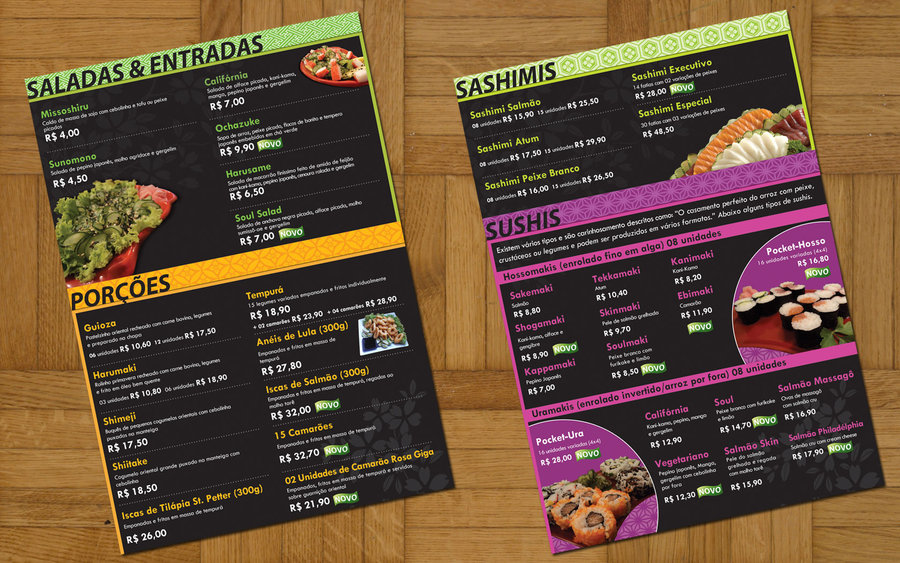 Japanese Restaurant Menu V2
