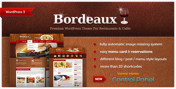 Bordeaux - Premium Restaurant Theme