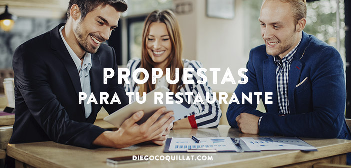 Propuestas para restaurantes