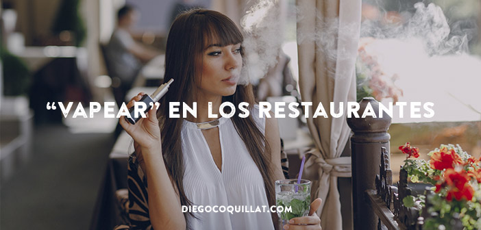 Los restaurantes empiezan a decir “no” a los cigarrillos electrónicos
