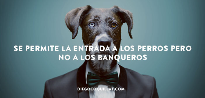 Un restaurante de París permite la entrada a los perros pero no a los banqueros