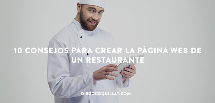 10 consejos para crear la página web de un restaurante