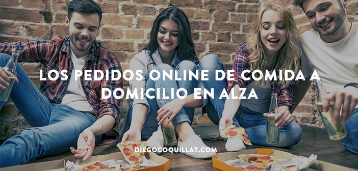 Los pedidos online de comida a domicilio se han duplicado en cinco años