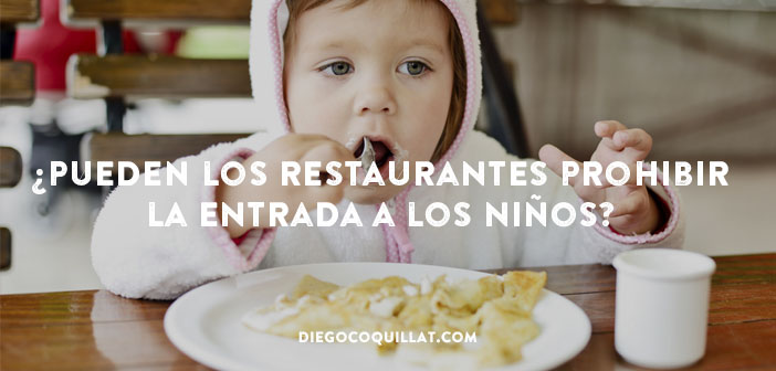 Un restaurante incluye en sus menús infantiles normas de buen comportamiento