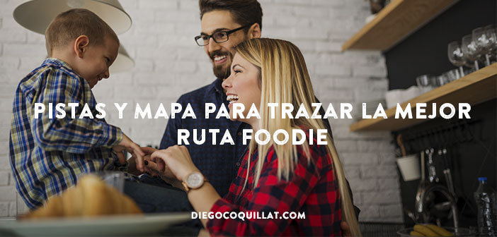 Pistas y Mapa para trazar la mejor ruta Foodie