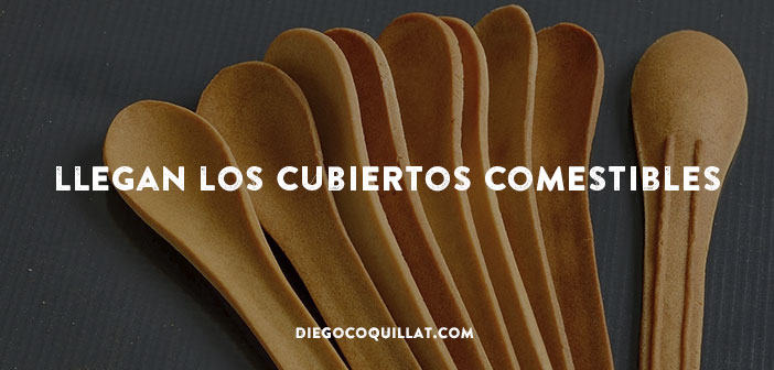La última revolución sostenible de los restaurantes: llegan los cubiertos comestibles