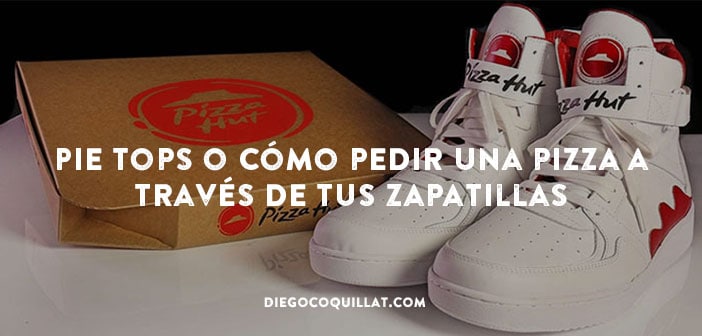 Pie Tops o cómo pedir una pizza a través de tus zapatillas