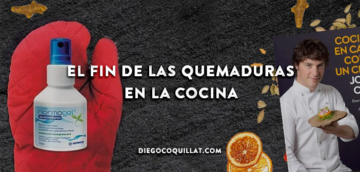 Normogel, la solución para las quemaduras producidas en las cocinas de los restaurantes