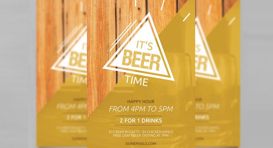 Beer-Time-Free-Flyer-Template