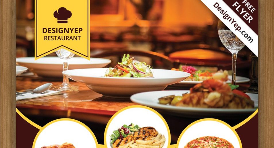 Free-Restaurant-Flyer-PSD-Template