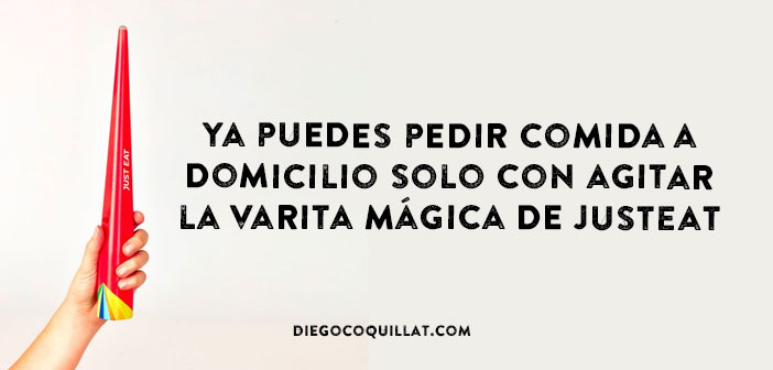 Ya puedes pedir comida a domicilio solo con agitar la varita mágica de JustEat