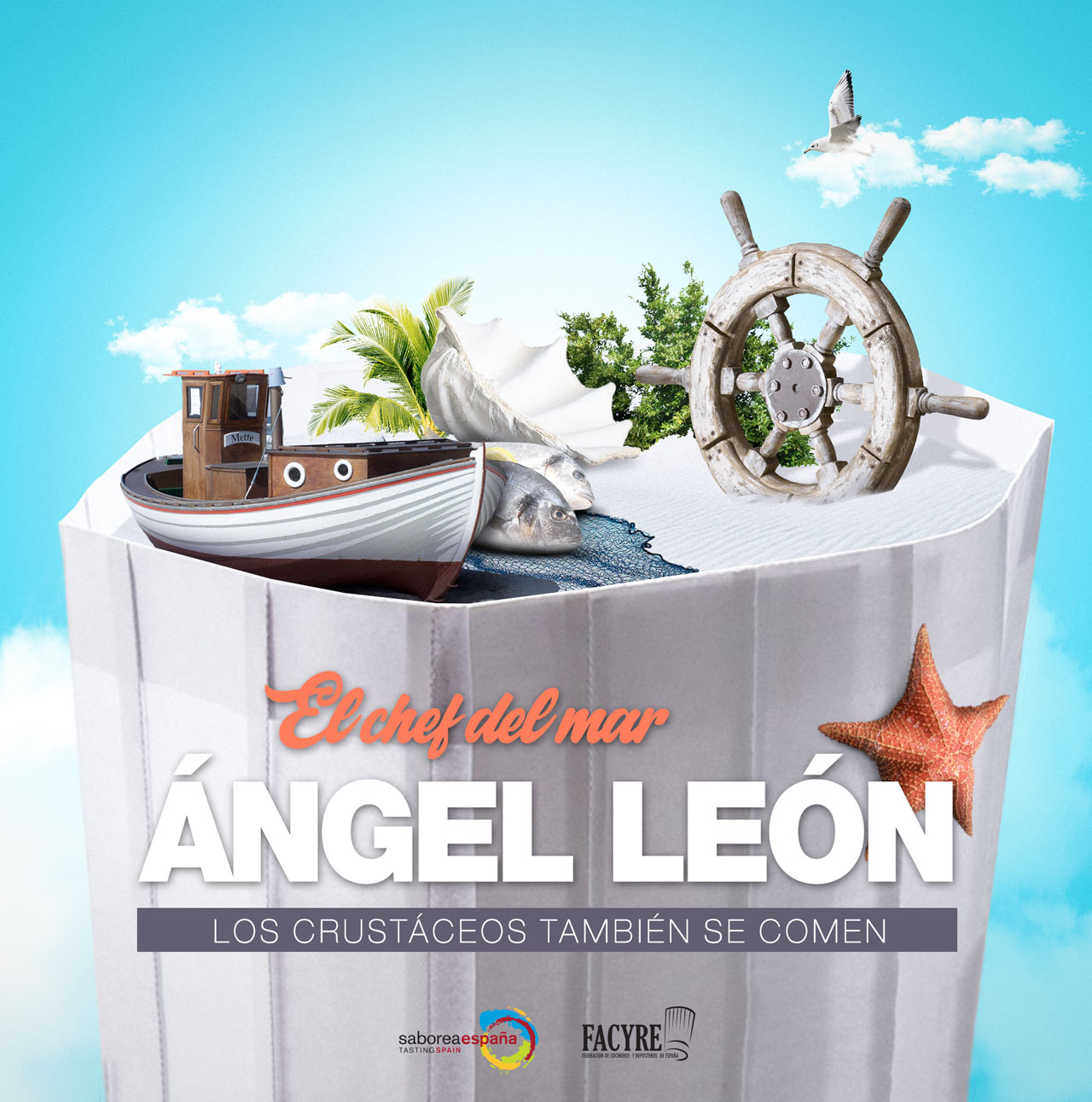 CONCURSO ¿Quieres ganar una chaquetilla de chef personalizada de FACYRE? - Ángel León