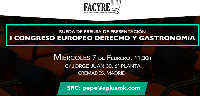 I Congreso Europeo de Derecho y Gastronomía