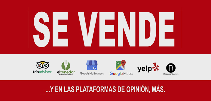 SE VENDE…y en las plataformas de opinión, más. SE VENDE…y en las plataformas de opinión, más.