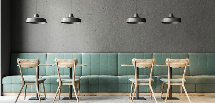 Colección de fotografías de la decoración de restaurantes