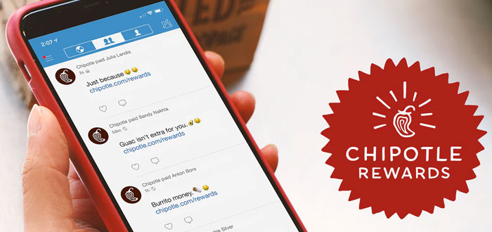 Chipotle y Venmo se unen al programa de recompensas, una táctica cada vez más importante para aumentar las ventas