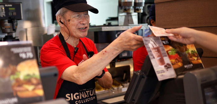 Los trabajadores senior conforman actualmente un 11% del total de empleados de McDonald’s.