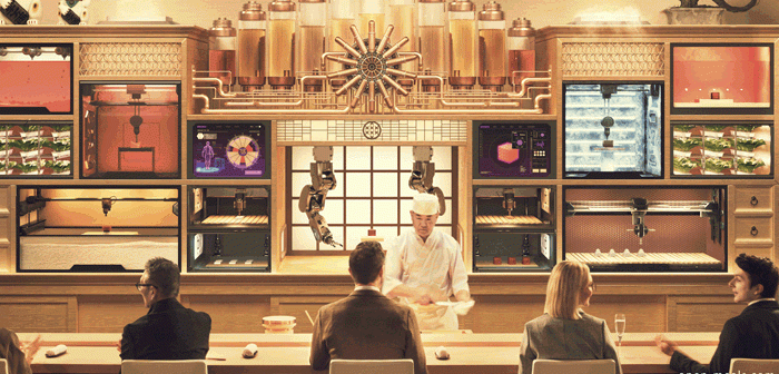 Sushi Singularity, el primer restaurante hiper-futurista que digitaliza la comida y la experiencia