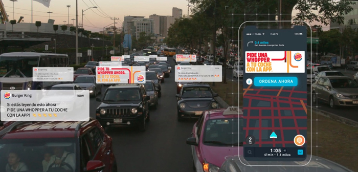 El tiempo de entrega promedio que se reporta desde la directiva de Burger King es de solo 15 minutos.