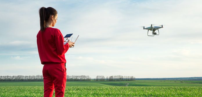 Golfistas y drones de reparto de comida conviven en el campo de golf King’s Walk