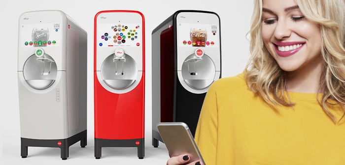 Coca-Cola lanza un dispensador de bebida sin contacto para los restaurantes que controla el cliente desde su móvil