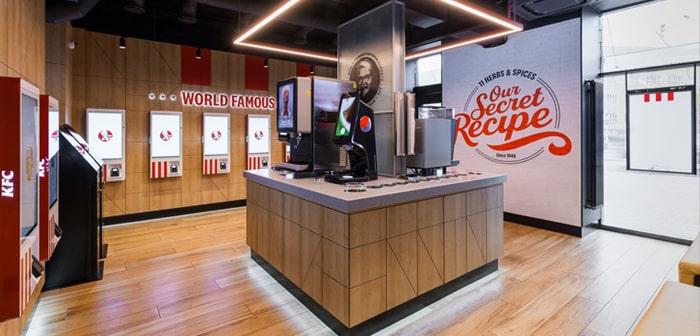 El nuevo restaurante de KFC no tiene nada que envidiar a aquellos que operan de forma más tradicional.