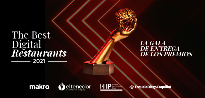 Hoy conoceremos a los ganadores de The Best Digital Restaurants 2021