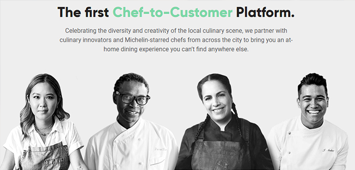 CookUnity es un colectivo formado por chefs que aspira a llevar las mejores creaciones de los expertos cocineros directamente de los fogones a las casas de los comensales.