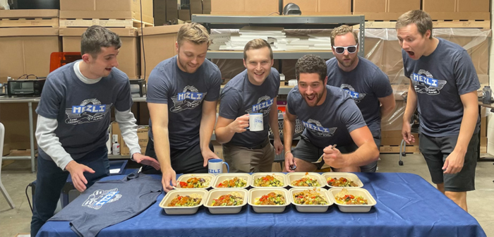 El equipo de ingenieros de Mezli.