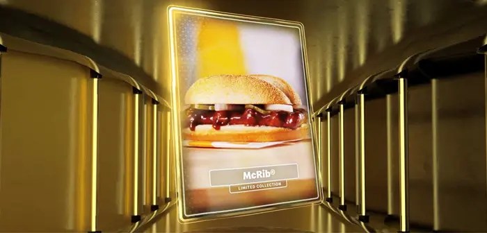 McDonald’s lanza un NFT por el 40º aniversario del McRib.