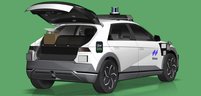 Uber Eats usará vehículos sin conductor para el reparto de comida a domicilio en 2022