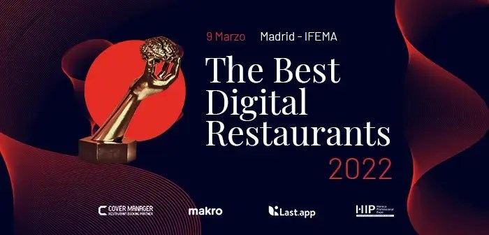 Gala de Entrega de los Premios The Best Digital Restaurants 2022.