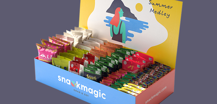 El concepto es simple. Del mismo modo que la mercancía recurrente por suscripción, los empleados remotos pueden recibir cajas o bolsas de aperitivos allá donde se encuentren.