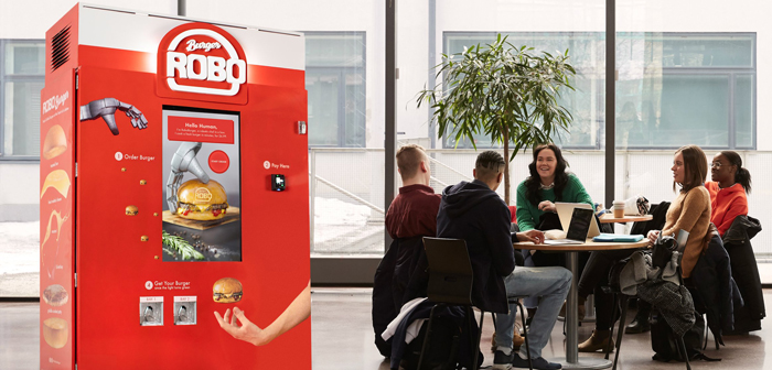 RoboBurger es un nuevo avance para este nicho. Se trata de un restaurante en miniatura o robot cocinero.