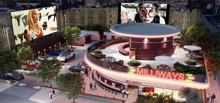 Así serán los restaurantes Tesla con autocine de Elon Musk