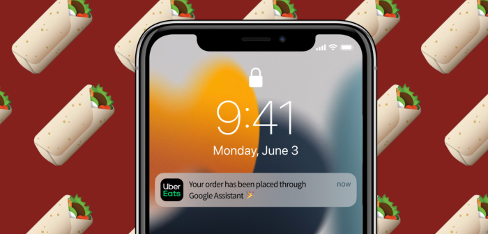 Los usuarios solo tendrán que decir «O. K., Google». Entonces, el sistema se iniciará y esperará el siguiente comando. Acto seguido, el usuario indicará el restaurante al que quiere pedir.