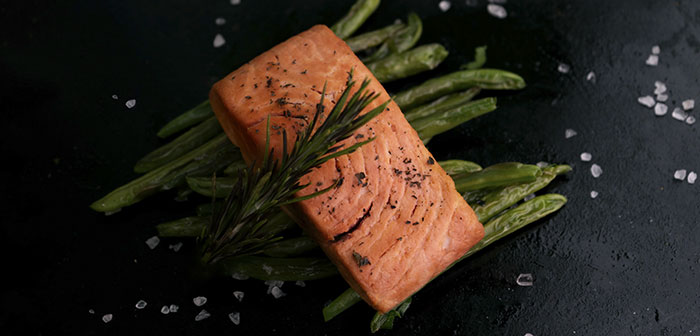 El salmón impreso en 3D con proteína vegetal llega a las mesas