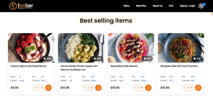 Cuando contar calorías, rellenar hojas de cálculo y consultar tablas de macronutrientes se torna contra nosotros, ahí están las empresas de reparto de comida saludable. Un ejemplo sería Foober, una marca australiana que ofrece comidas para adelgazar, hipertrofia muscular y más.