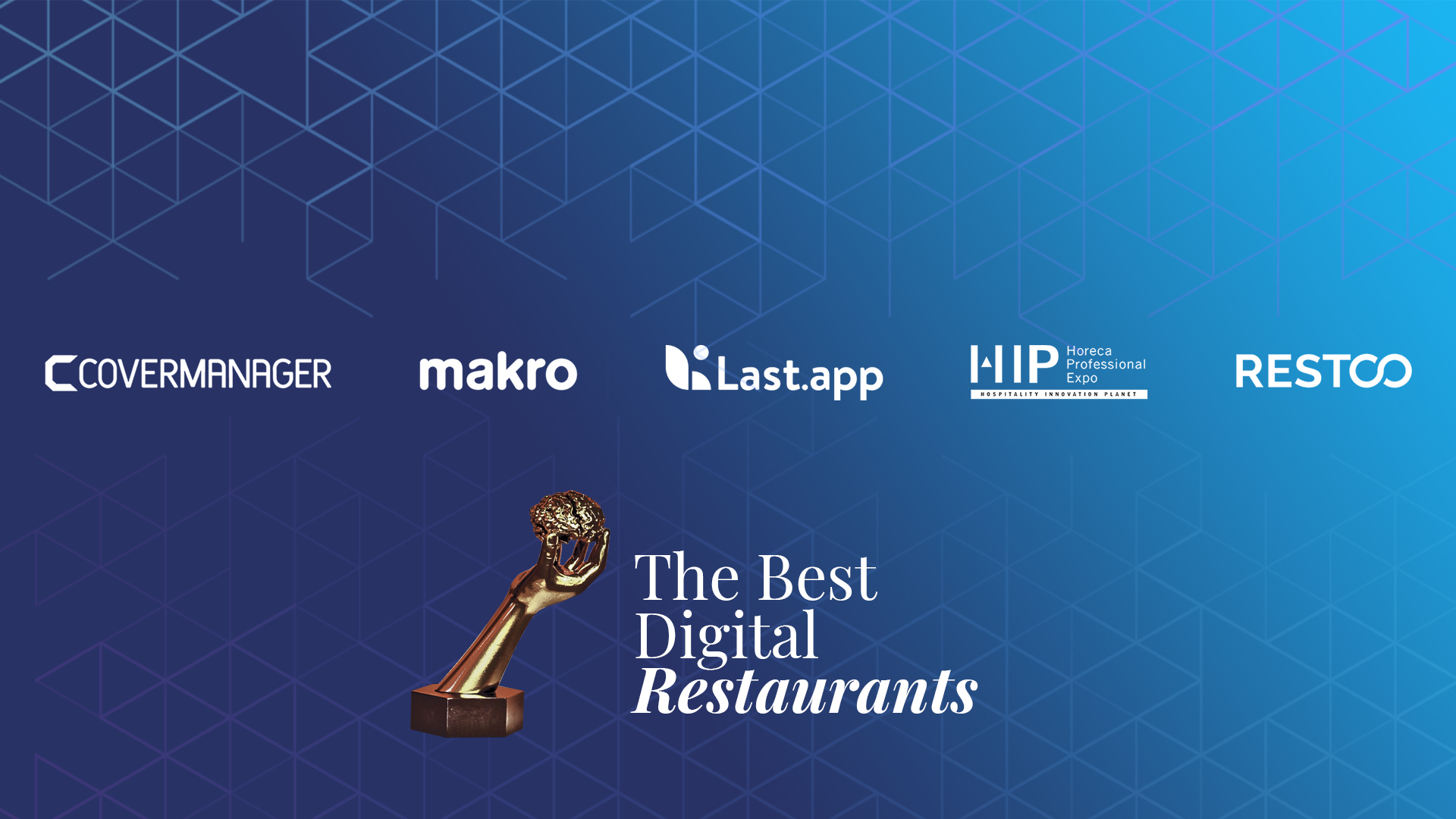 Los premios cuentan con la colaboración y el apoyo de nuestros The Best Partners; Makro, Cover Manager, Last.app, Restoo y ExpoHip, cuyos máximos representantes serán los encargados de entregar los galardones a los ganadores el miércoles 8 de Marzo de 2023.