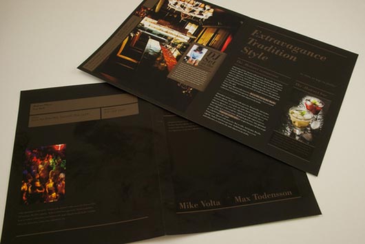 Upscale Restaurant and Bar Brochure Upscale Restaurant and Bar Brochure