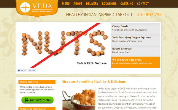 Veda Healthy Indian Takeout