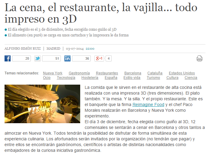 Restaurantes en 3D