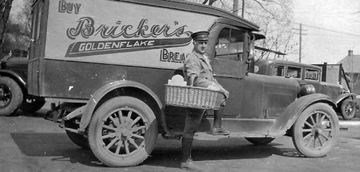 Carro de pan de Bricker, década de 1920 y principios de 1930