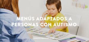 Menús con pictogramas adaptados a personas con autismo