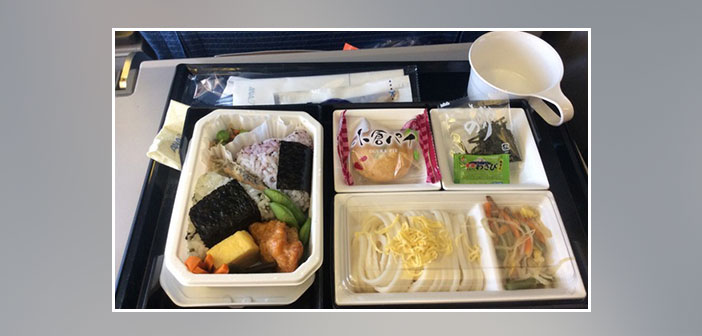 ANA-Airlines---Dinner-in-economy-class