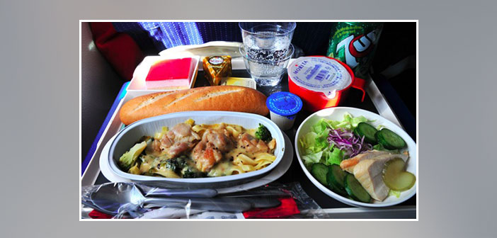 Air-France---Dinner-in-economy-class