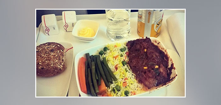 Kenya-Airlines---Dinner-in-business-class