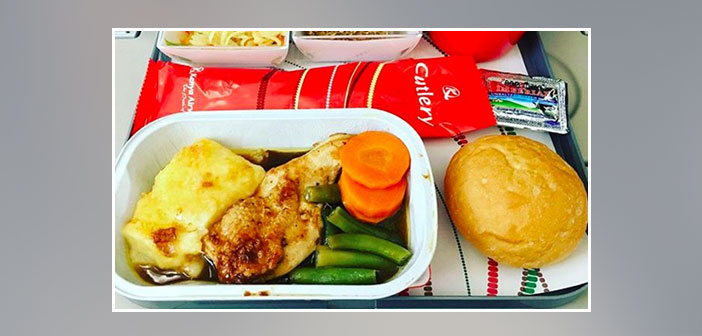 Kenya-Airlines---Dinner-in-economy-class